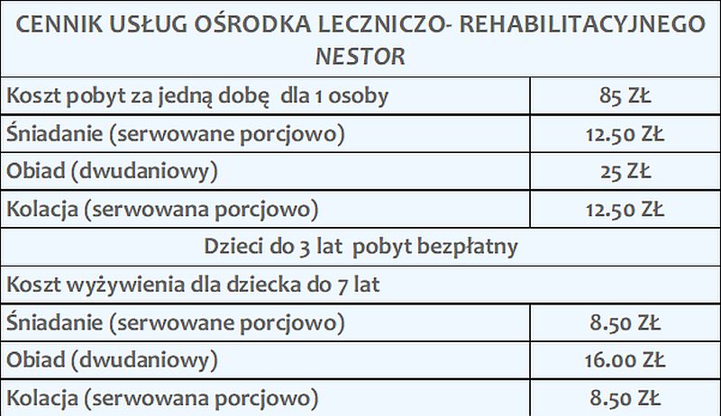 Cennik komercyjne 2023